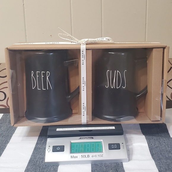 Rae Dunn Beer Stein Mugs SUDS BEER - Picture 2 of 2